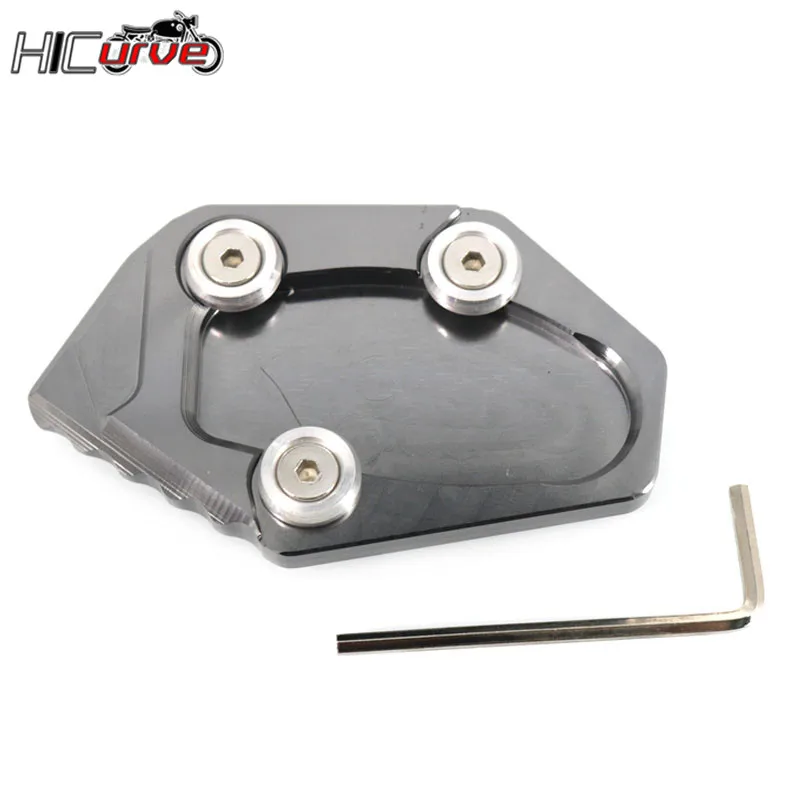 For YAMAHA YZF-R3 YZF-R25 YZF R3 R25 MT-03 MT-25 Motorcycle Accessories Kickstand Enlarge Side Stand Extension Support Plate