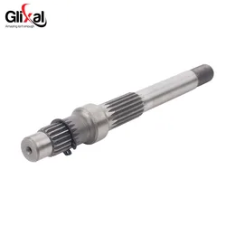 Glixal GY6 125cc 150cc 197mm Gearbox Output Final Drive Shaft for 152QMI 157QMJ 4-Stroke Chinese Scooter Moped ATV Go-Kart