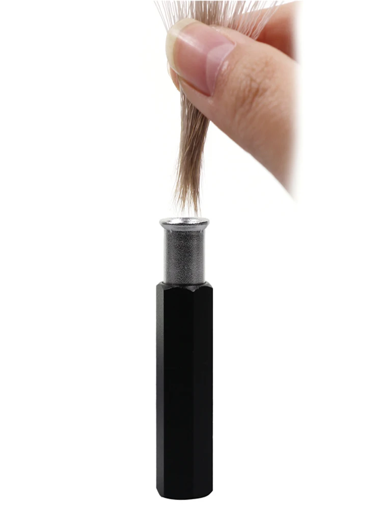 Bimoo-Matériel de pêche à la mouche, empileur de poils métalliques, fil de fixation de plumes, outil de niveau d'aile de mouche, 1 pièce