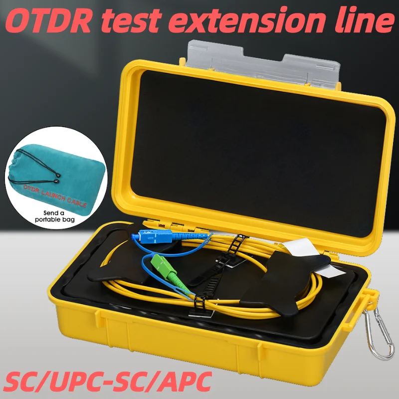 

SC/UPC-SC/APC OTDR Optical Fiber Test Extension Line OTDR launch Cable Dead Zone Eliminator Fiber Ring Single Mode 500M 1KM 2KM