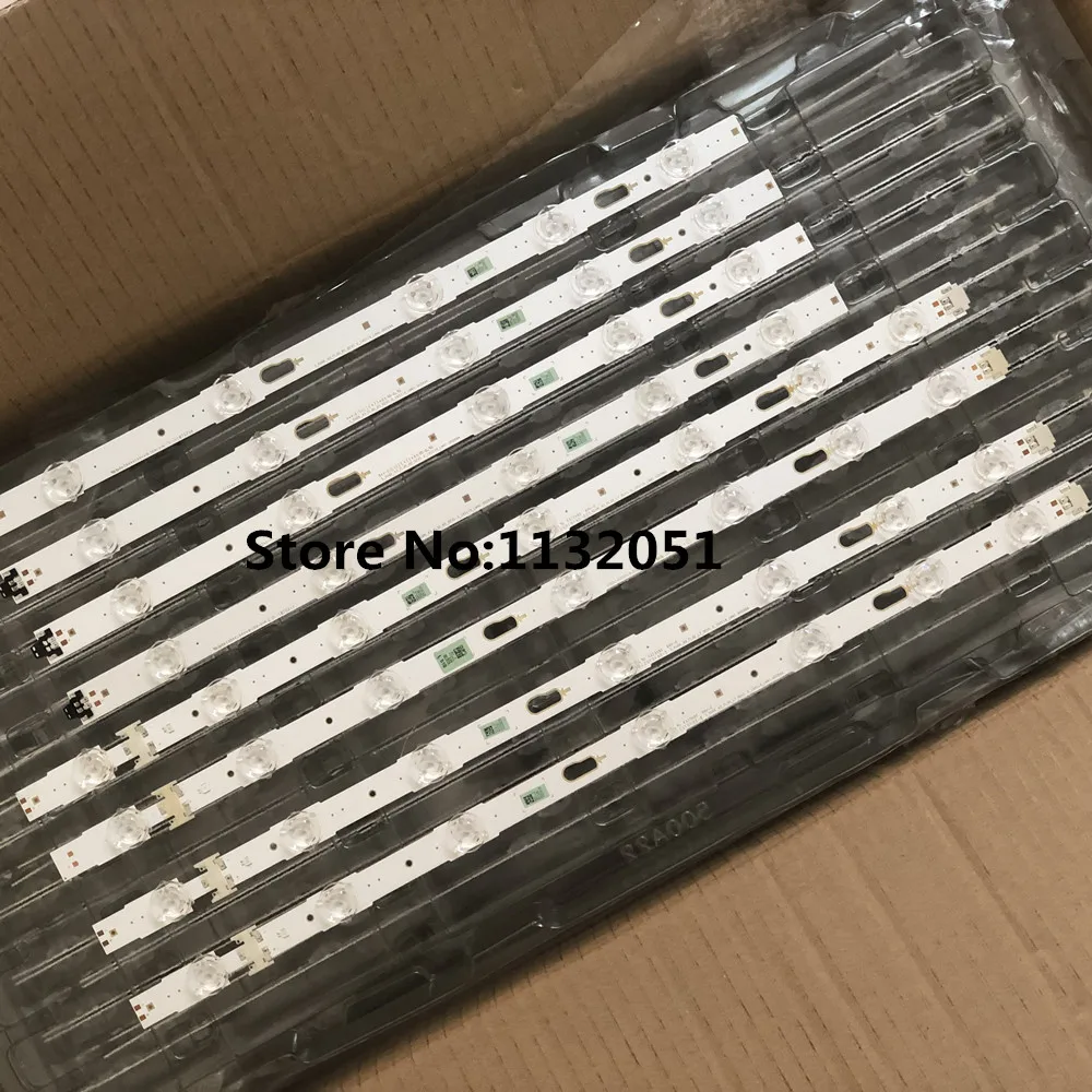 8PCS LED Backlight Strip For UE43KU6000K UE43MU6105K UN43MU6300 UN43MU6290 UN43KU6290 UN43KU6270 UN43MU6100 UN43MU6103