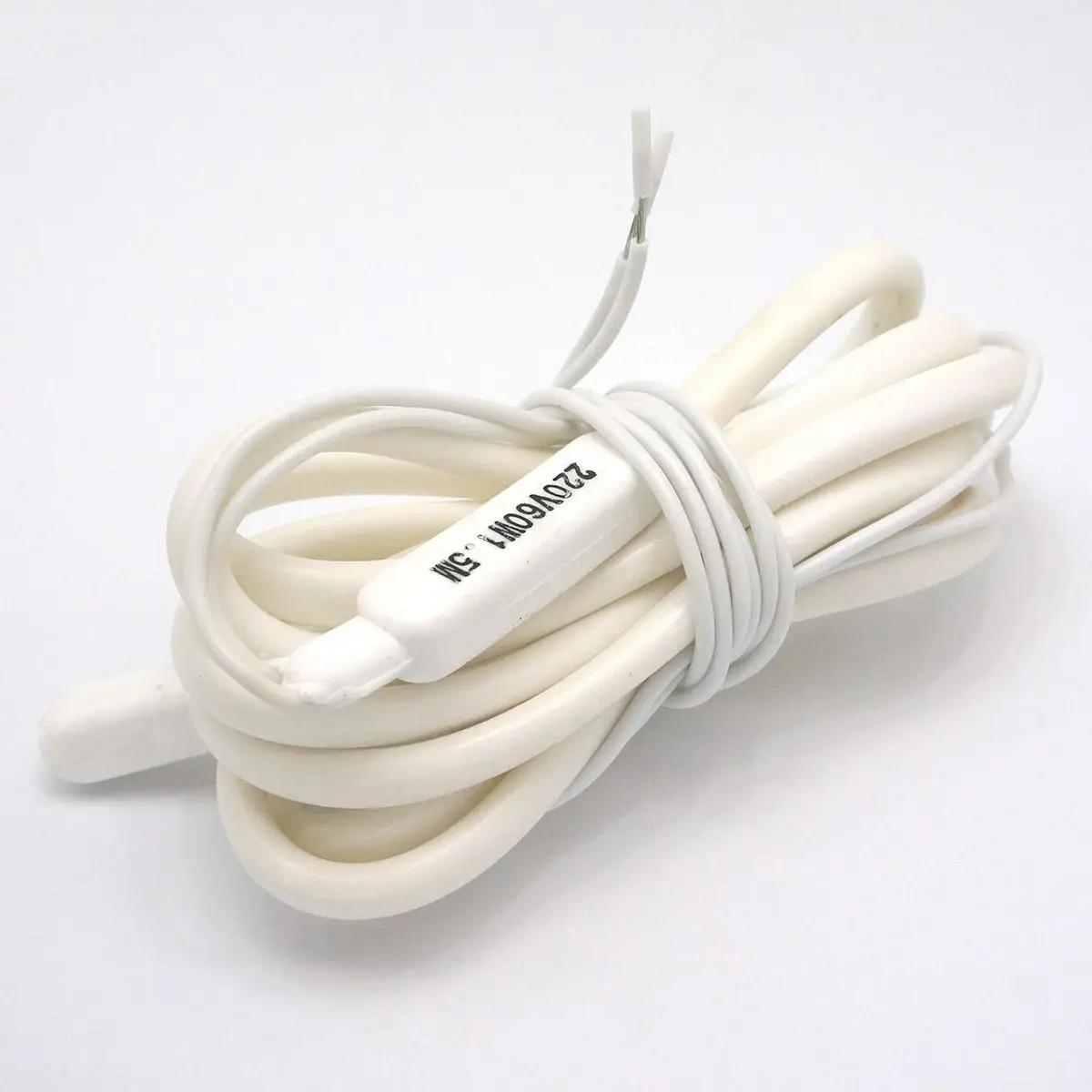 1.5 Meter 220-230V 70 Celsius Waterproof Silicone Insulated Heater Wire Unfreezer for Drain-pipe Electrical Wires