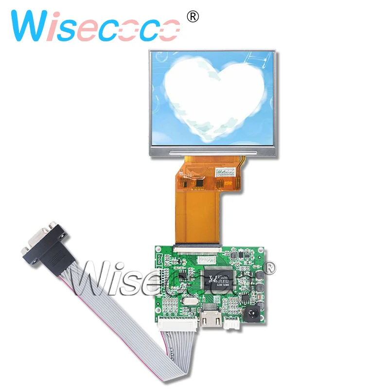 

3.5 Inch LCD 800 nits High Brightness Sunlight Readable IPS Display Drive Board