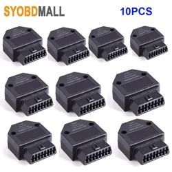 10pcs J1962F OBD2 16 Pin Female Connector for Car Diagnostic Tool Interface DIY Assembly Plug OBD 16 PIN Cable Socket Shell