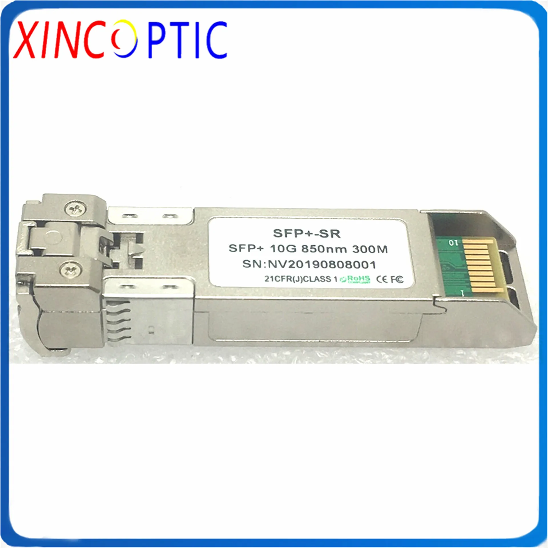 10Gbps SFP+-SR SFP+ Transceiver,Switch/Router SFP-10G-SR MMF 850nm 300m Duplex LC DOM 10Gigabit SFP Module Transceiver