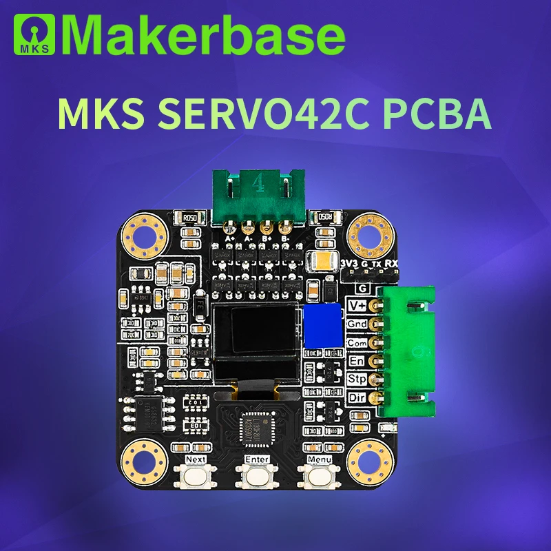 Makerbase MKS SERVO42C PCBA NEMA17 sterownik silnika krokowego z zamkniętą pętlą CNC części drukarki 3d zapobiegają utracie kroków dla Gen_L SGen_L