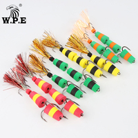 W.P.E New MANDULA Fishing Lure Multicolor Size M/L SwimBait Bass Lure Insect Bait Soft Fishing Lure Fishing Tackle Foam Lure
