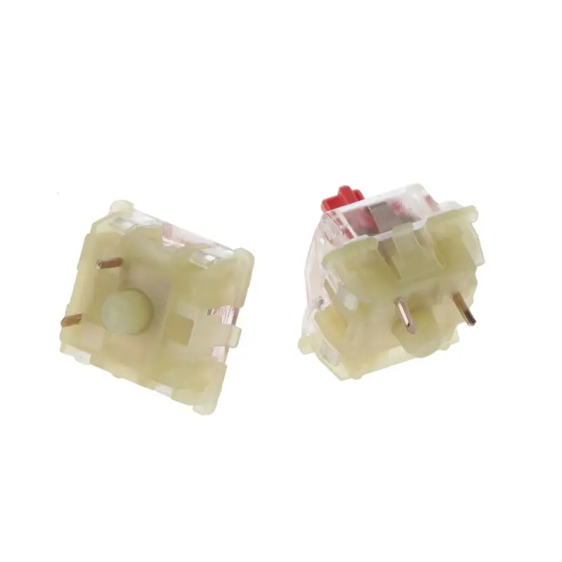 2Pcs Original Cherry MX RGB Silent Pink Red 3Pin For Mechanical Keyboard L4MD