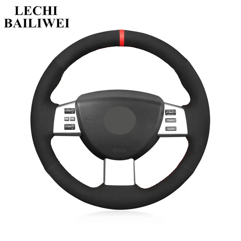 For Nissan Murano 2004 - 2008 Altima 2004 - 2006 Black Suede Leather Wearable Interior car accessories Steering Wheel Cover