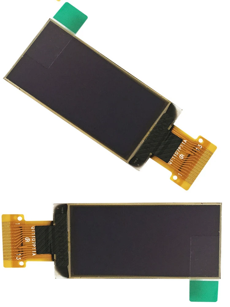 Branco OLED WISMEC RX Gen 3 Cigarro Vape Mod, 1.3 ", 13P, SPI Serial, Tela Dupla, Tela Vertical, Driver SH1107, Porta IIC 64x128