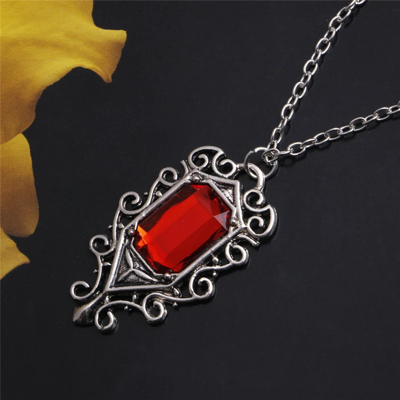 Isabelle Lightwood's Ruby Pendant Necklace The Mortal Instruments City of Bones New