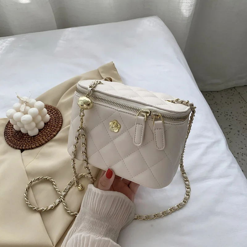 Luxury Handbags Fashion Women\'s Bag 2020 Single Shoulder Bag Box Bag New Fashion Designer Temperament Chain Bag