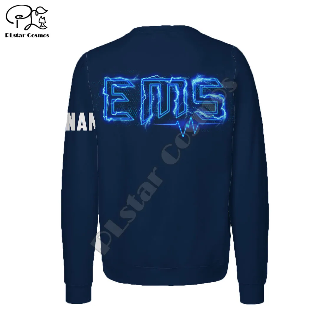 PLstar Cosmos EMS Emergency Medical Service 3D Printed Hoodies Sweatshirts Zip Hooded For Men/Women Casual Streetwear Style-E07