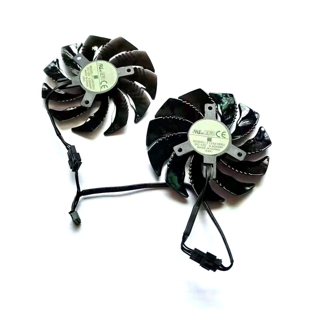 Вентилятор для видеокарты Gigabyte GeForce GTX1050Ti GTX1060 1070 GTX960 RX570 RX470, 2 шт./лот