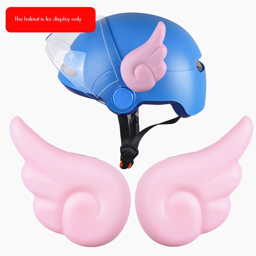 angel wings motorcycle helmet V8 Lethal Pink Attention grabbing designs Angel motorcycle JET helmet cover
