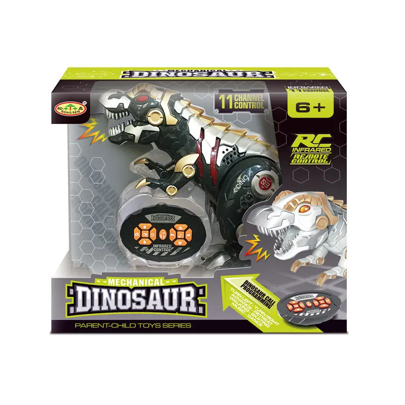 Rc dinosaurier kinder spielzeug licht musik intelligente Roboter dinosaurio Tyrannosaurus mechanische war drache tier dinosaurio Roboter spielzeug