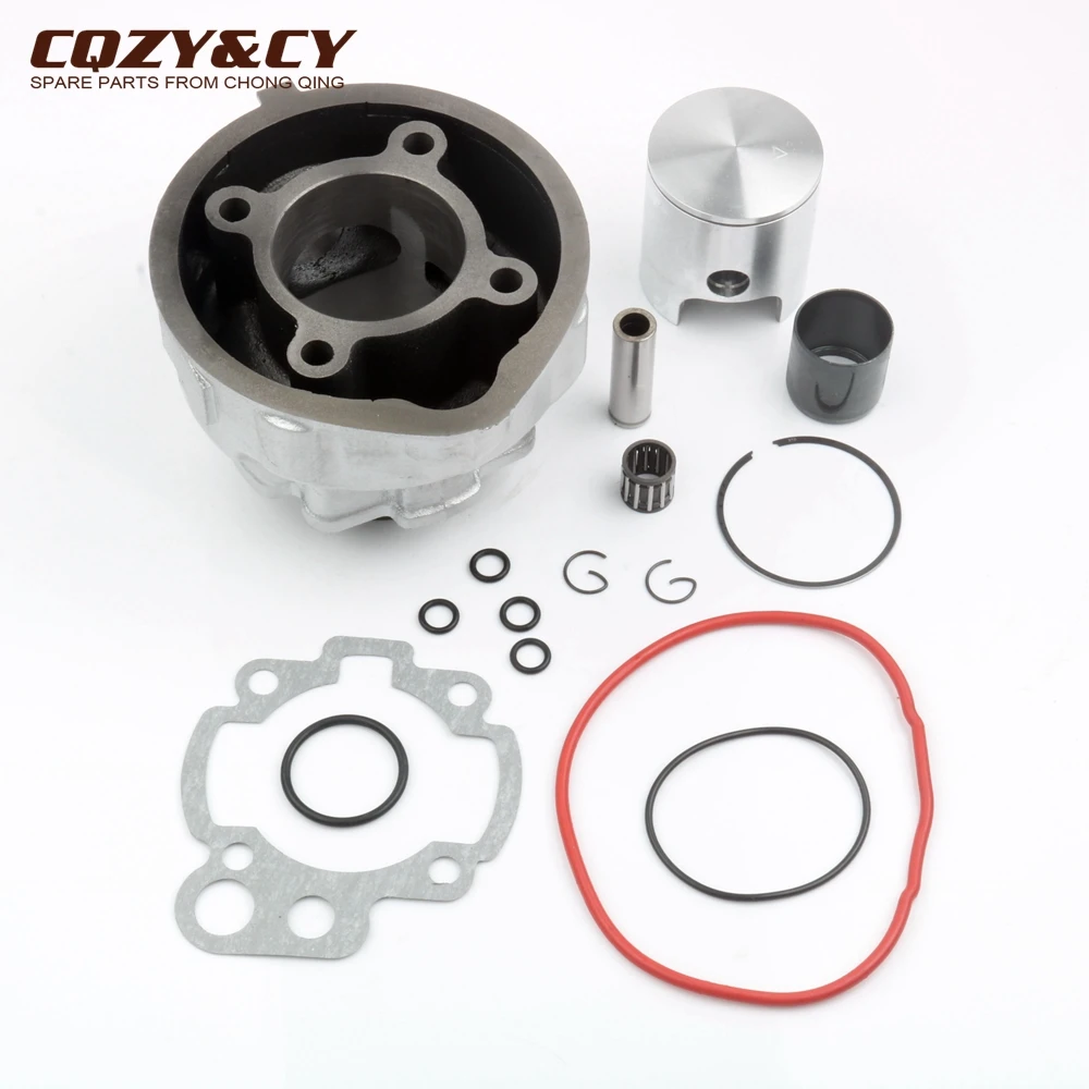 Motorcycle 49mm 90cc AM6 Big Bore Cylinder Kit for Peugeot XP6 XPS XR6 50cc Minarelli 2-stroke engine parts