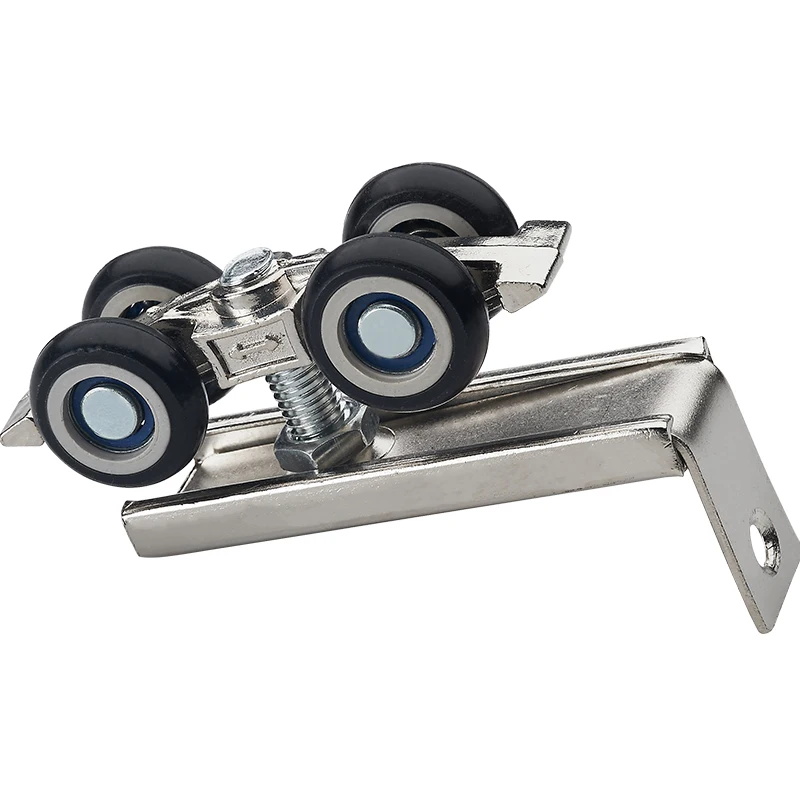 2PCS/Lot  Lifting Wheels Balcony Sliding Door Lifting Wheel Silent Four Wheel Rail Track  Hanging Rail Wheel