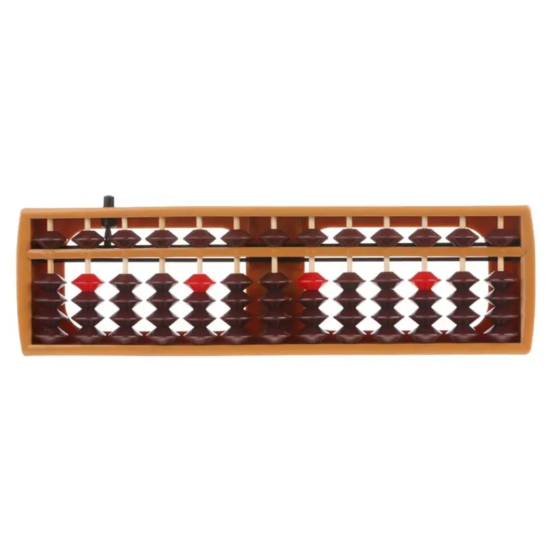 77JD Portable Japanese 13 Digits Column Abacus Soroban Caculating School Math Learning Tool