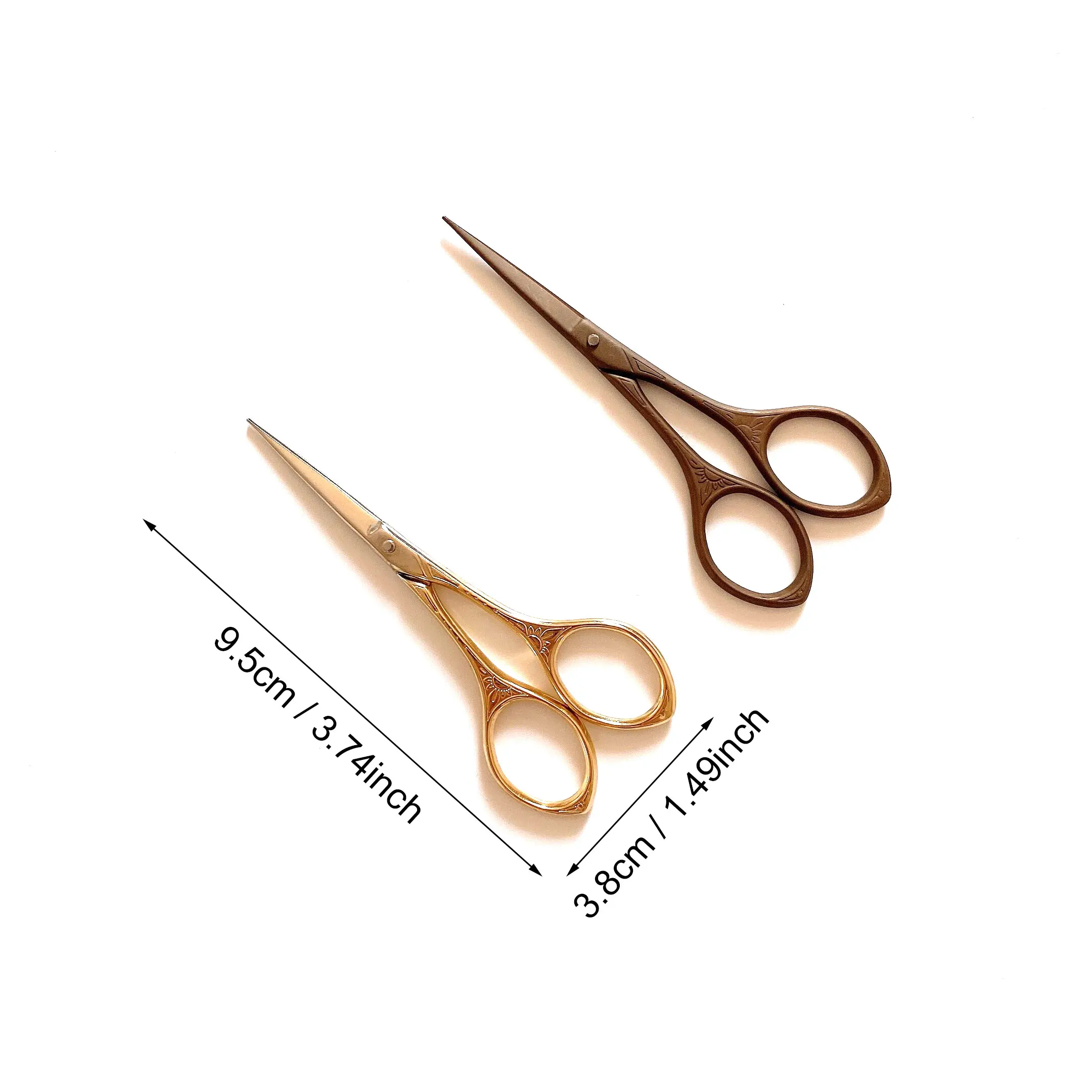 1Pcs 9.5 centimetri Vintage Antico Cucito Punto Croce Sarto Scissor Forbici da Ricamo Artigianale FAI DA TE Per La Casa Taglio del Tessuto Trim