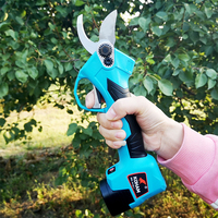 16.8V Electric Pruning Shears Machine Portable Cordless Electric Tree Fruit Branch Scissors Gardening Scissors Pruning Machine