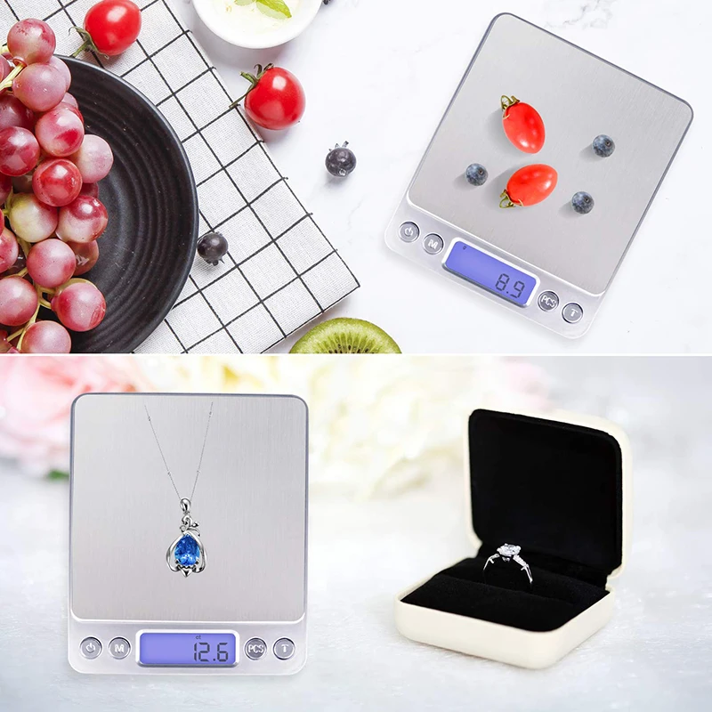 Portable Precise Mini Electronic Scales Libra Pocket Case Postal Kitchen Jewelry Weight Balance Digital Gram Weight LCD Display