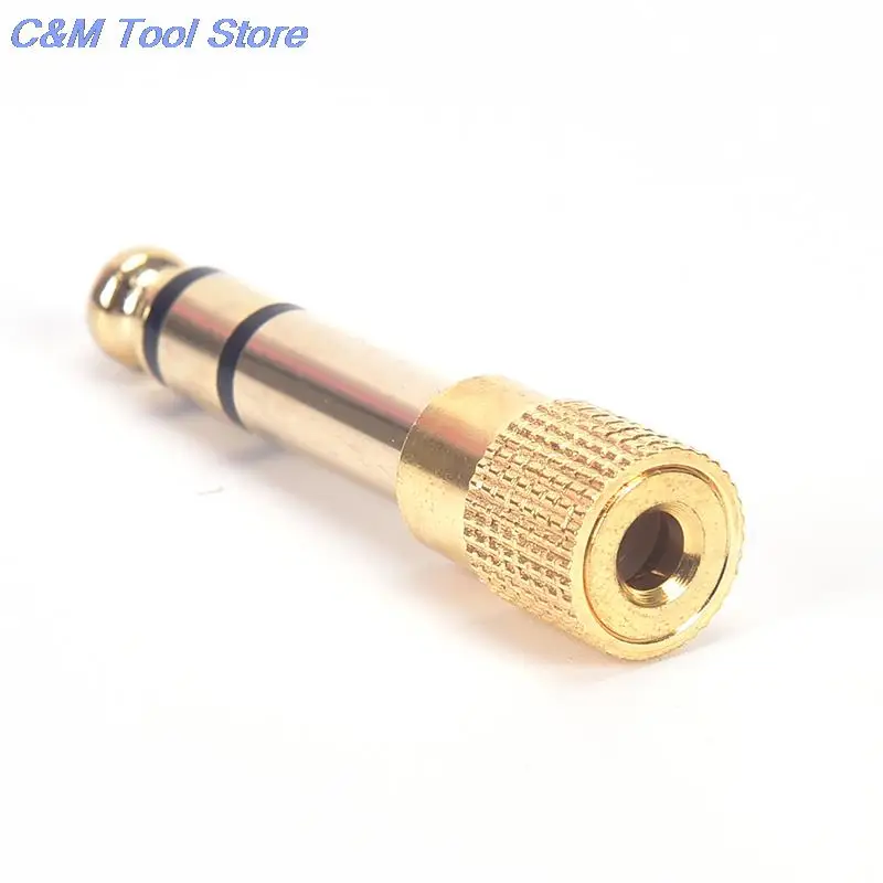 

6.35mm 1/4" Male To 3.5mm 1/8" Female Audio Converter 6.35 Male To 3.5 Female Stereo Terminal Plug Headphone Adapter Jack 1PC