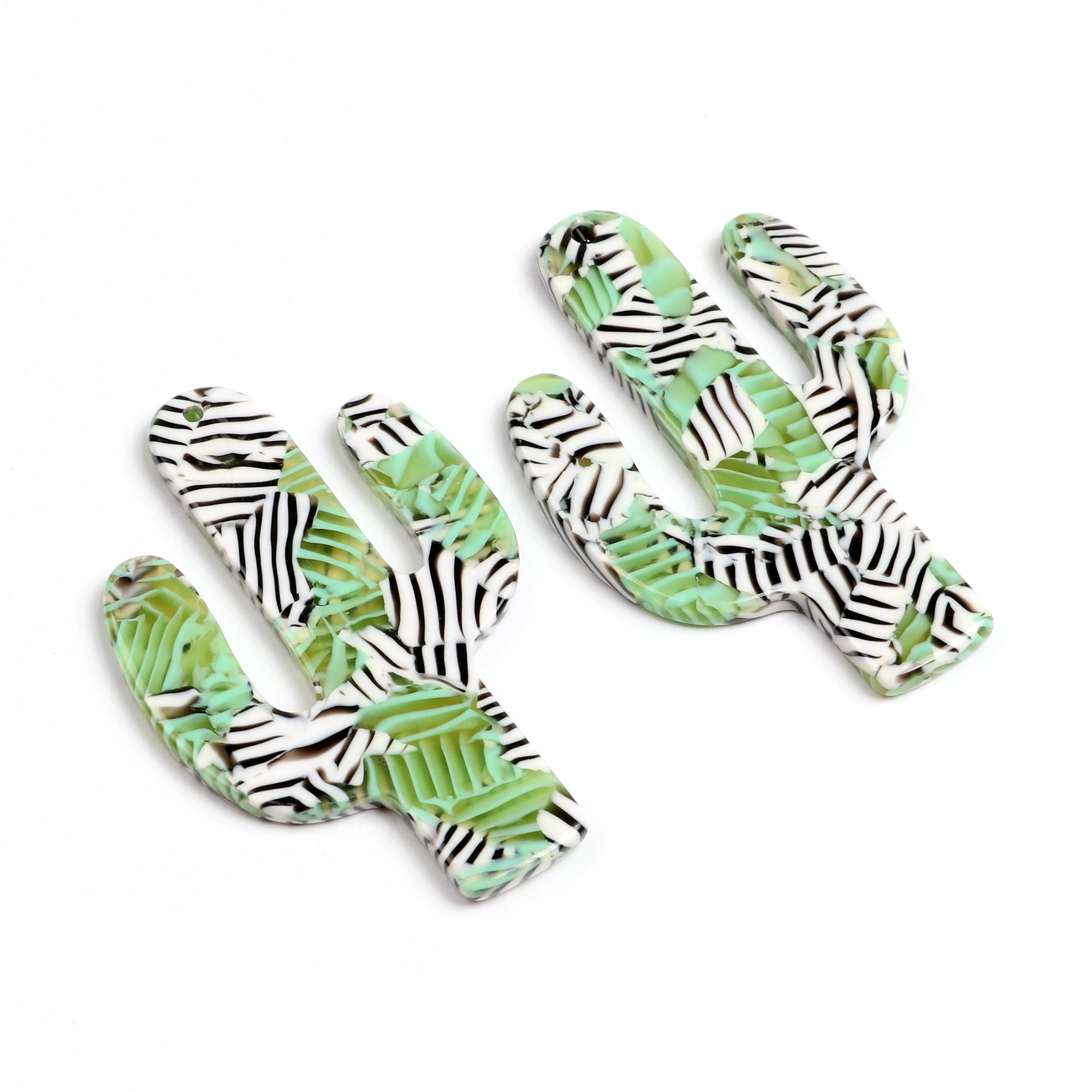 

Tortoise Shell Earring Charms,Acetate Acrylic Cactus Shaped Pendants,Earrings Parts,Earring Findings,31mmx48mm,ACE236