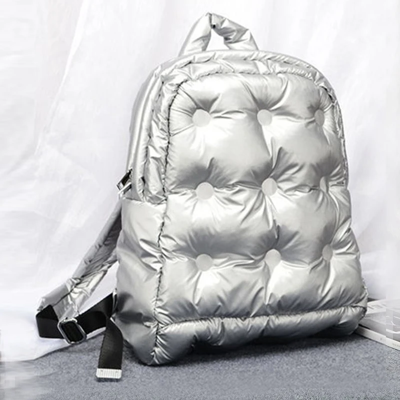 2022 New Women Winter Space Cotton Computer Backpack Notebook Unisex Large Capacity School Bag Waterproof Business Bagpack