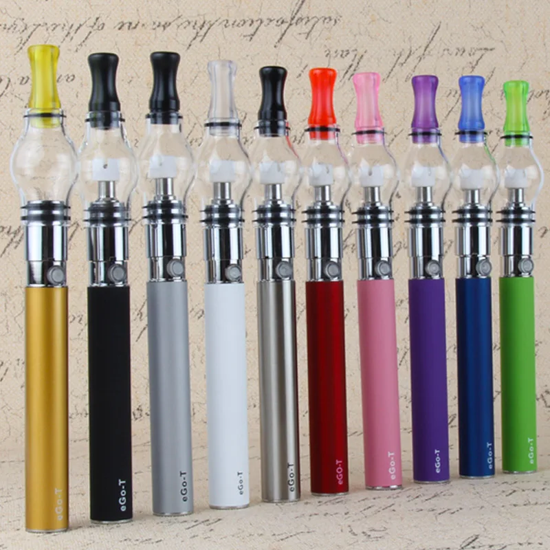 eGo Double Wax Pen Kits E Cigarettes with eGo Battery Glass Globe Concentrate Atomizer Herbal Vapor Dry Herb Vape Pen Kit