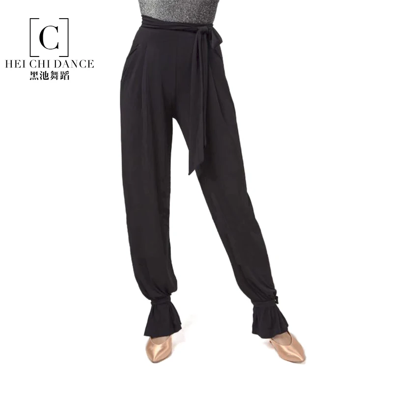 Pantalones de baile modernos de vals de salón, Ropa de baile de Salón Estándar, pantalones latinos, novedad