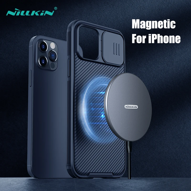 For iPhone 16 Pro Max Magsafe Case Nillkin CamShield Pro Camera Protection For iPhone 15 Pro Max Magnetic Cover For iPhone 14Pro