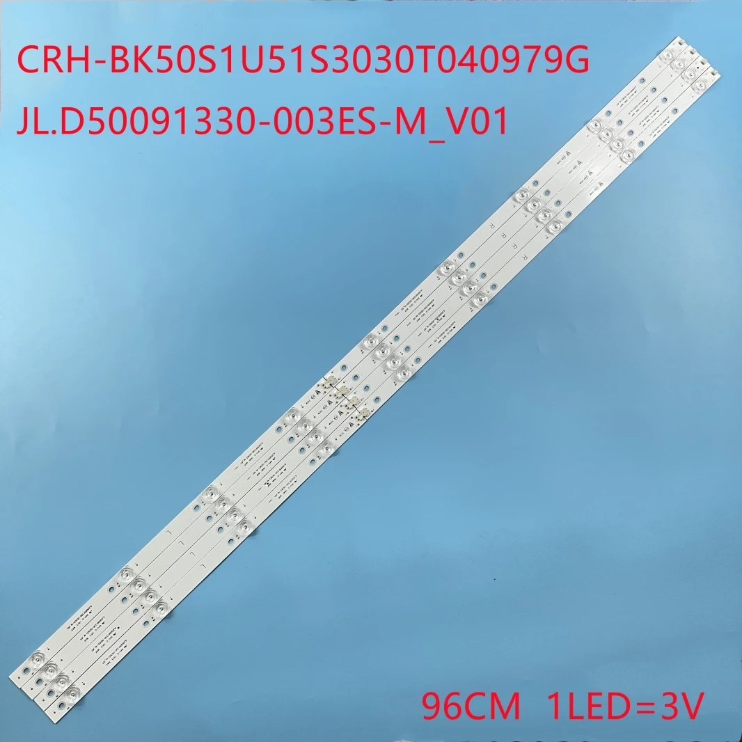 

LED strip for Toshiba 50c350kb Hisense H50B7100 50A6100 H50A6140 LB50095 50R6040E H50A6120 HD500V1U51-T0L2 LB5009C V0 50U5865