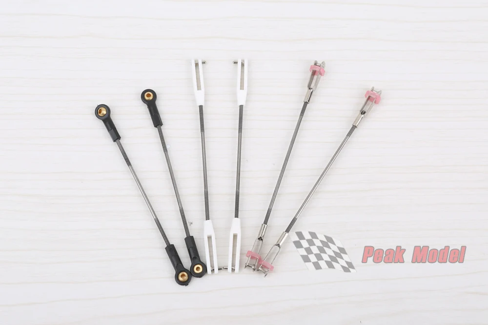 2 set M2 Clevis Pull Rod M2 Clevis Thread M2 Push Rod Stainless Steel Pull Rod Connecting Rod Good Quality