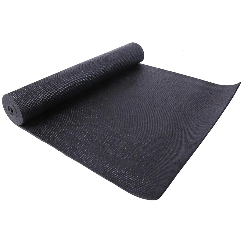 Tapis de yoga d'exercice antidérapant avec sangle de transport, tapis de yoga d'acupression, tapis de fitness anti-déchirure pour débutant en yoga, 6mm