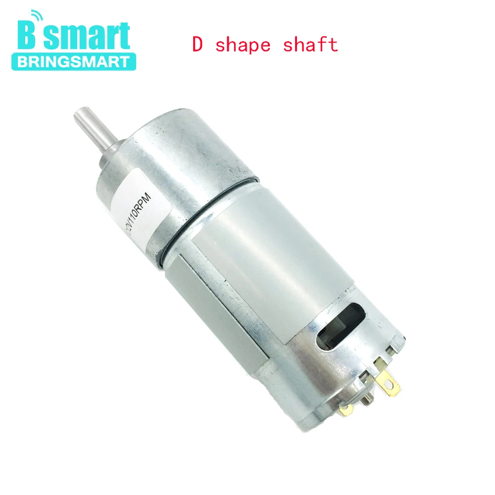 

Bringsmart DC Mini Motor JGB37-545 12V Gear Motor DC 24V 7-1000rpm With Reversed High Torque Motor Use For Electronic Door Lock