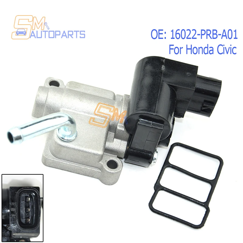 

IACV Idle Air Control Valve 16022-PRB-A01 For Honda Civic 2.0 Acura RSX Type-S 16022-PRD-A02 2H1386 AC480 16022PRBA01