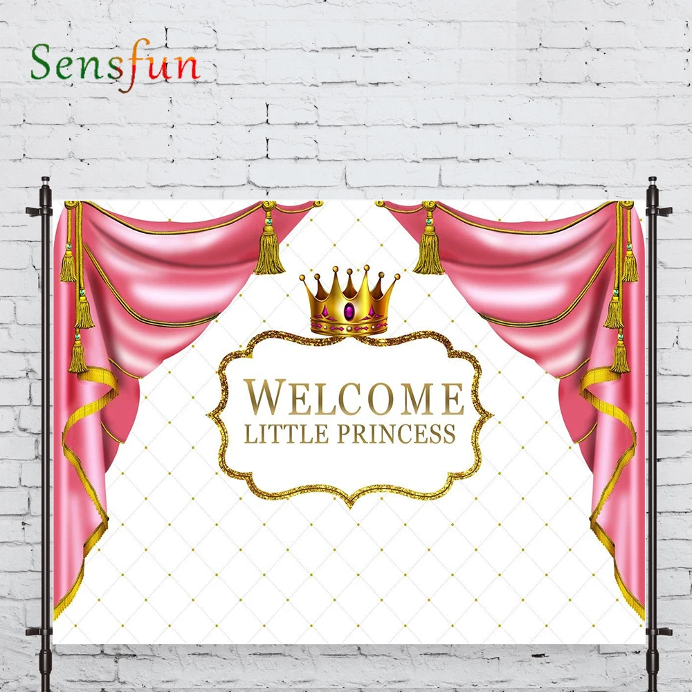 LEVOO Photography Background Grid Golden Curtain Princess Baptism Background Photobooth Photo Studio Shoot Prop