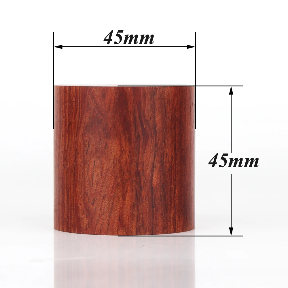 SP00174 PCS Rosewood HiFi Audio Speakers Amplifier Chassis Anti-shock Foot Feet Pads Vibration Absorption Stands 45*45mm