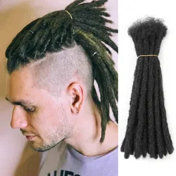 Alibaby-extensiones de cabello de ganchillo de rastas hechas a mano, trenzas de pelo sintético de Reggae suave para mujeres y hombres Afro, 6-20 pulgadas