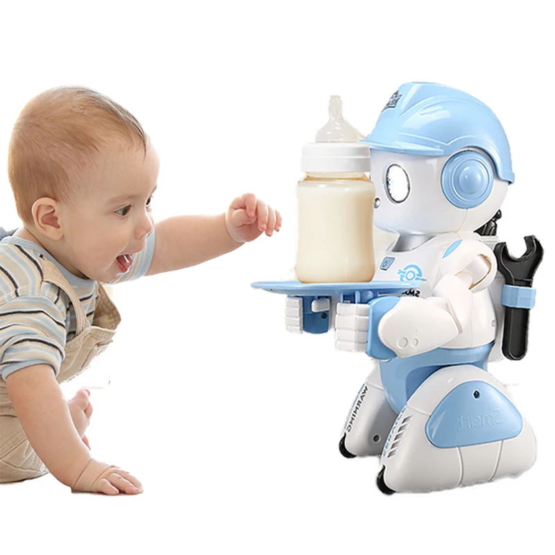 2.4G RC Robot Toy Singing Dancing With LED Light Intelligent Programming  Robot Toys Kids Toys Vector Robot