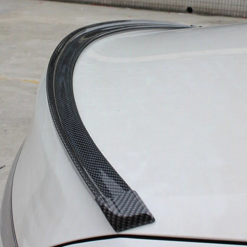 

F32 Universele Spoiler Auto Sticker 1.5M Car-Styling 5D Carbon Rubber Tail Wing Solderen Diy Refit For BMW 4Series