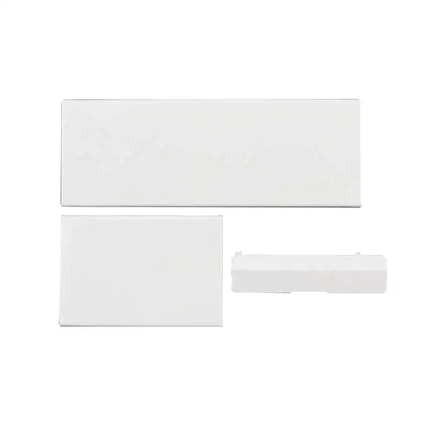YuXi Memeory Card Door Battery Back Door Cover Lids Shell 3 in 1 Replacement For Wii Console Black/White