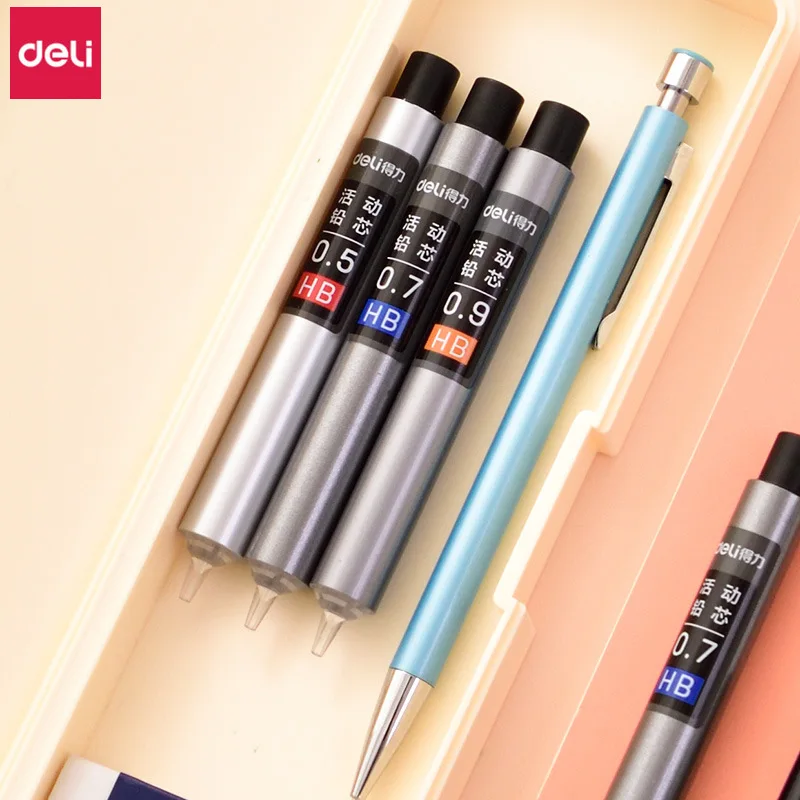 Press Type 0.5 0.7 HB Automatic Pencil Lead Press To Fill The Not Dirty Hands Office School Stationery Mechanical Pencil Refills image 6