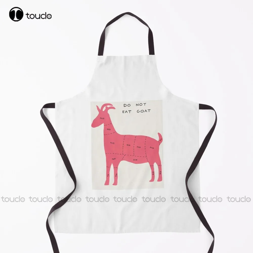 Do Not Eat Goat Apron Teacher Apron For Women Men Unisex Adult Garden Kitchen Household Cleaning Custom Apron