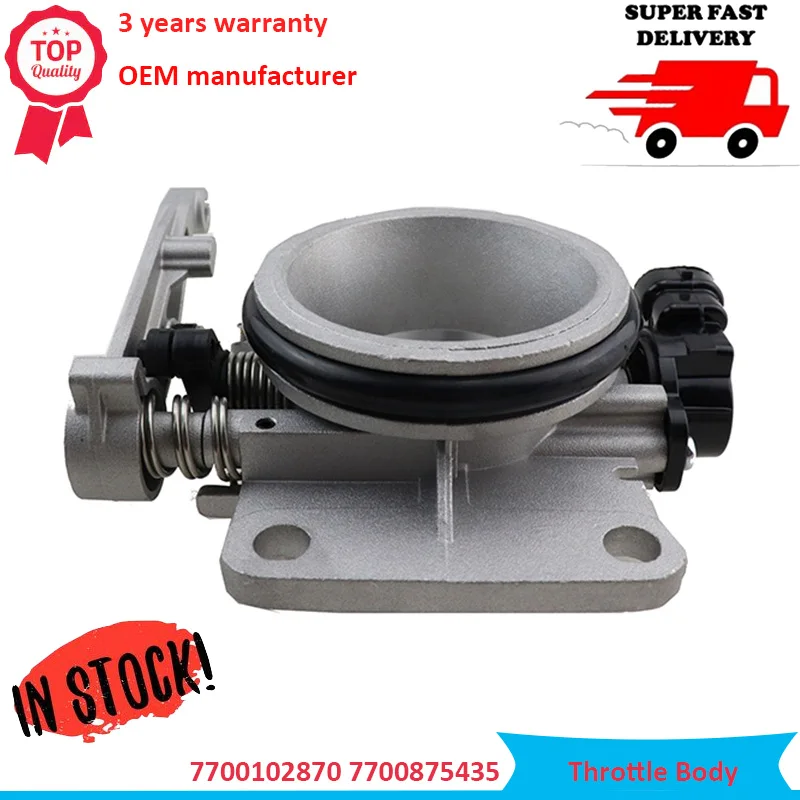 Brand New 7700102870 7700875435 Air Intake System Throttle Sensor Throttle Body 1161192787R  for Renault Megane Car Clio II 1.6