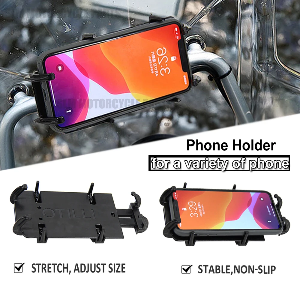 

Новый черный навигации кронштейн GPS для BMW для HONDA для YAMAHA для KAWASAKI Мотоцикл мобильный телефон держатель