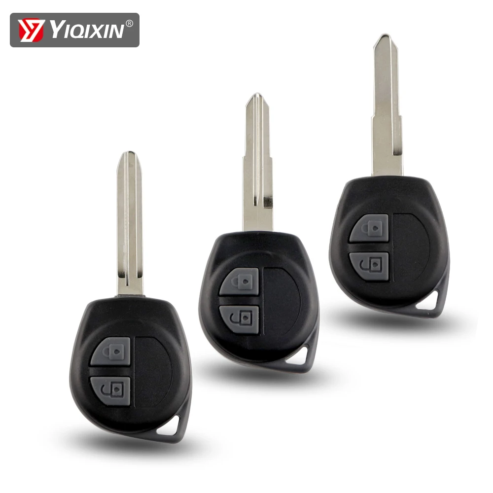 

YIQIXIN 2 Buttons Replacement Remote Car Key Shell For Suzuki Swift Alto SX4 Liana Aerio Vitara Jimny Blade Rubber Button Pad