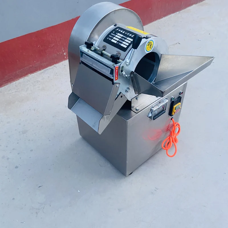 معدات المطبخ آلة تقطيع الخضار المقصف الأوتوماتيكية متعددة الوظائف آلة تقطيع وتقطيع البصل والبطاطس