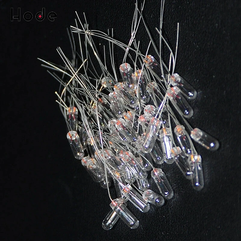 Lampadine a incandescenza ultra luminose 20pcs 12V lampadina a filamento di tungsteno da 3MM